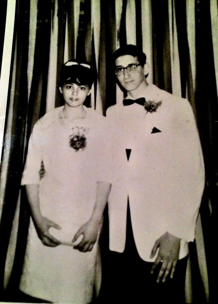 Stan with Miriam at his HS Grad Dance