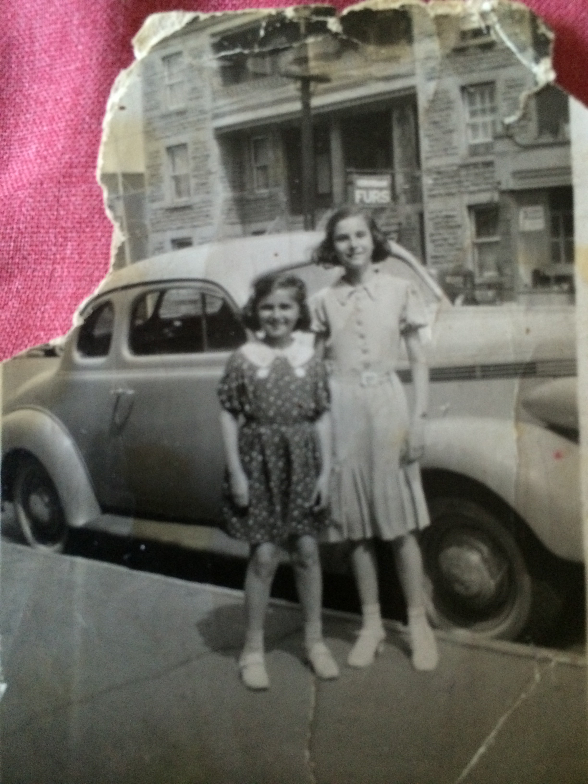 Lily and Lottie Baum, Feb 2 1940, 8108 St Urbain St