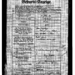 Birth Certificate Norbert Grosskopf Vienna